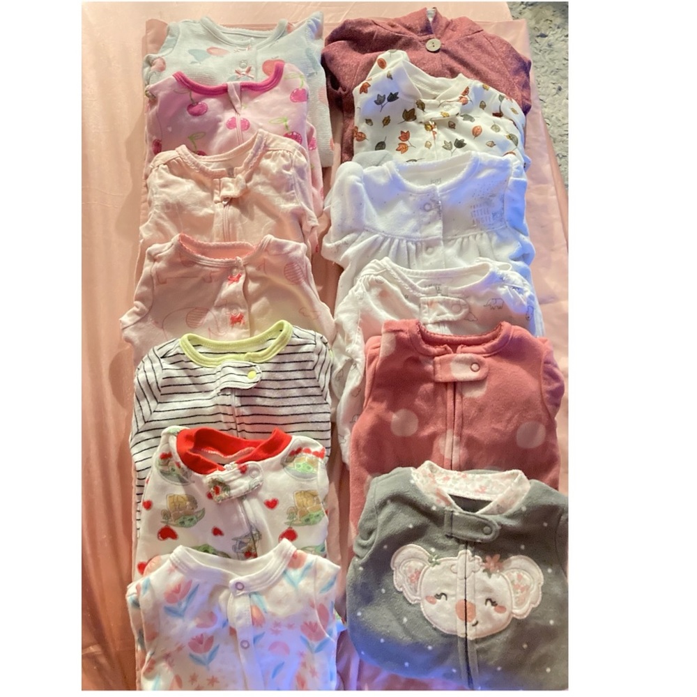 Baby girl sleepers